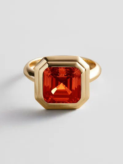 Baublebar Gold Etched Bezel Custom Birthstone Ring