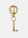 Baublebar Gold Initial Enamel Bag Charm In Gold
