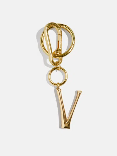 Baublebar Gold Initial Enamel Bag Charm