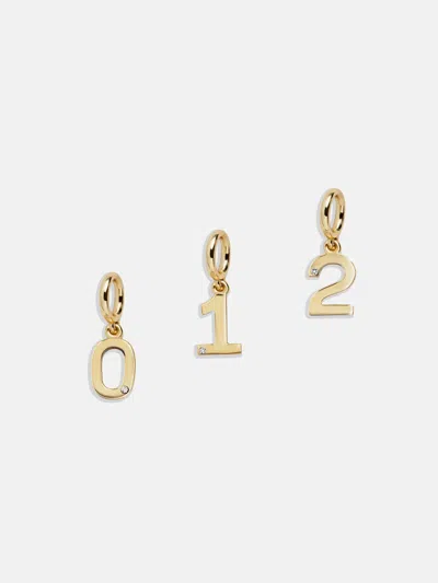 Baublebar Gold Number Cluster Charm