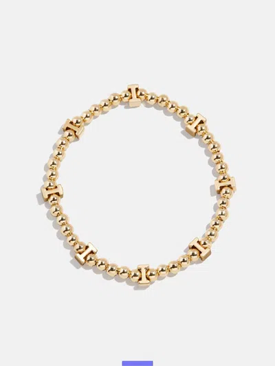 Baublebar Gold Repeating Initial Pisa Bracelet