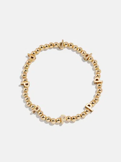 Baublebar Gold Repeating Initial Pisa Bracelet