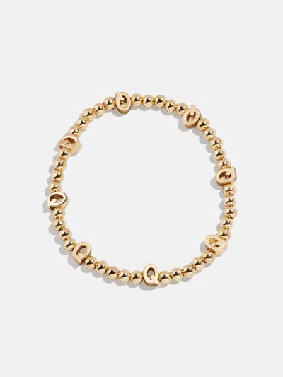 Baublebar Gold Repeating Initial Pisa Bracelet In Multi
