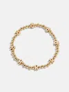 Baublebar Gold Repeating Initial Pisa Bracelet In Gold