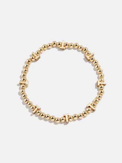 Baublebar Gold Repeating Initial Pisa Bracelet