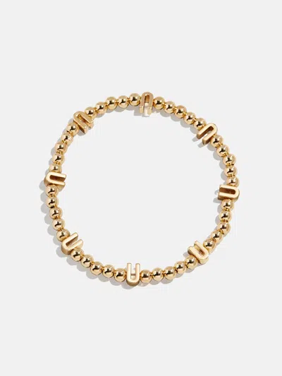 Baublebar Gold Repeating Initial Pisa Bracelet