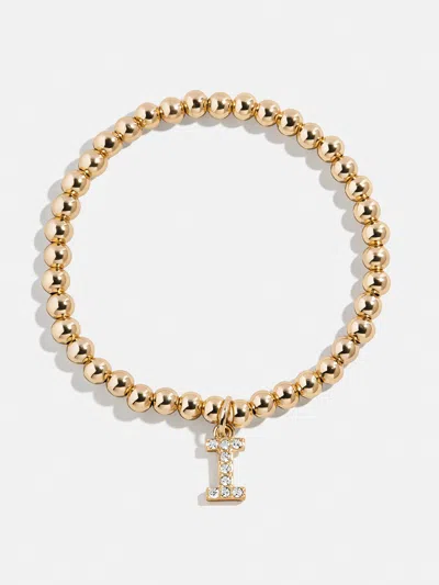 Baublebar Gold/pavé Dangle Charm Initial Pisa Bracelet