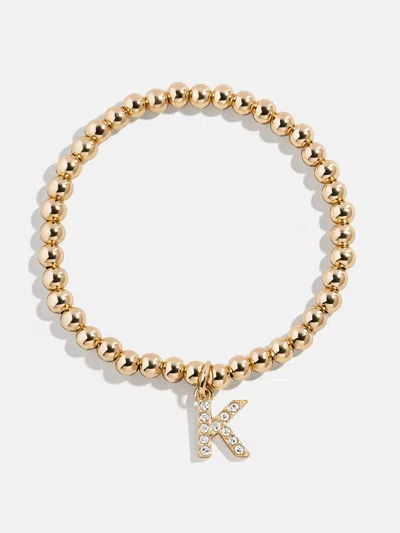 Baublebar Gold/pavé Dangle Charm Initial Pisa Bracelet