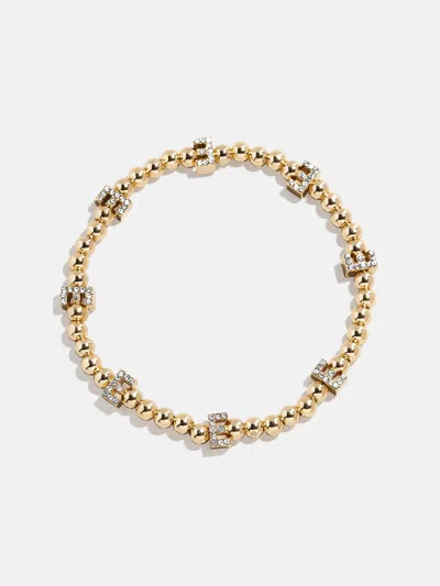 Baublebar Gold/pavé Repeating Initial Pisa Bracelet