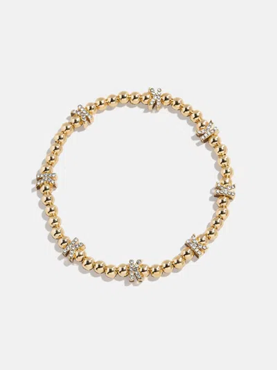 Baublebar Gold/pavé Repeating Initial Pisa Bracelet
