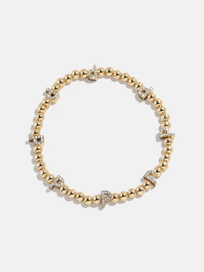 Baublebar Gold/pavé Repeating Initial Pisa Bracelet