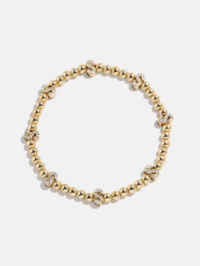 Baublebar Gold/pavé Repeating Initial Pisa Bracelet