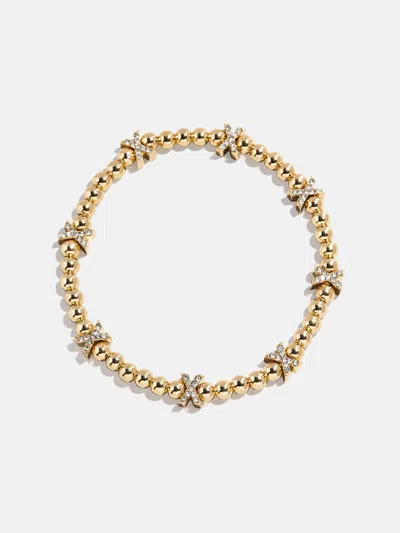 Baublebar Gold/pavé Repeating Initial Pisa Bracelet