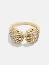Baublebar Halle Seashell Ring In Gold