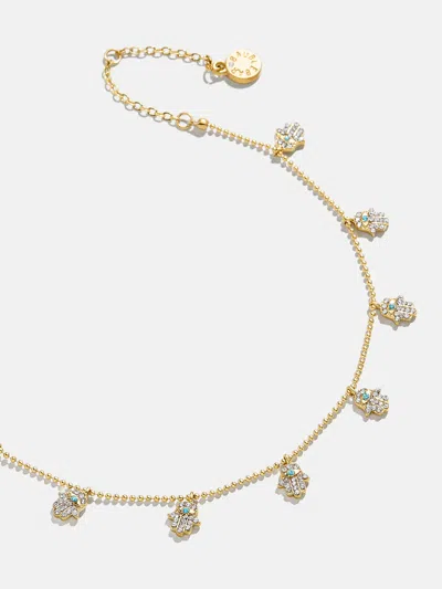 Baublebar Hamsa Waterproof Anklet In Gold
