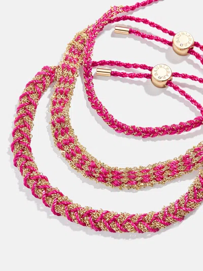 Baublebar Hannah Bracelet Set In Pink