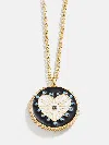 Baublebar Heart 18k Gold Reversible Medallion Necklace In Gold