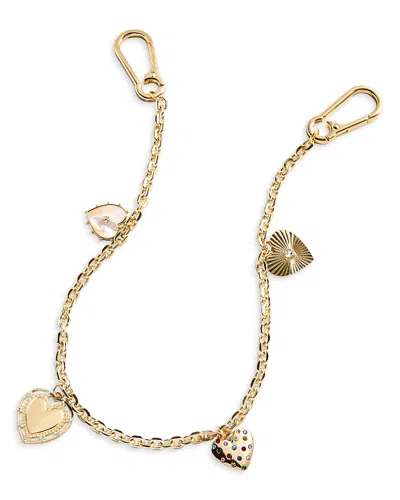 Baublebar Heart Chain Bag Charm In Gold