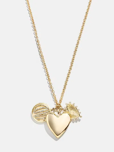 Baublebar Heart Cluster Charm Necklace