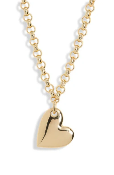 Baublebar Heart Pendant Necklace In Gold