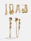Baublebar Heidi 18k Gold Earring Set In Brown