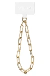 Baublebar Hera Paperclip Link Phone Chain In Gold