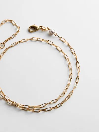 Baublebar Hera Waterproof Anklet In Gold