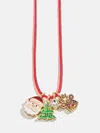 Baublebar Ho Ho Ho Kids' Charm Necklace In Red