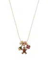 Baublebar Holly Jolly Charm Necklace, 18-21 In Gold