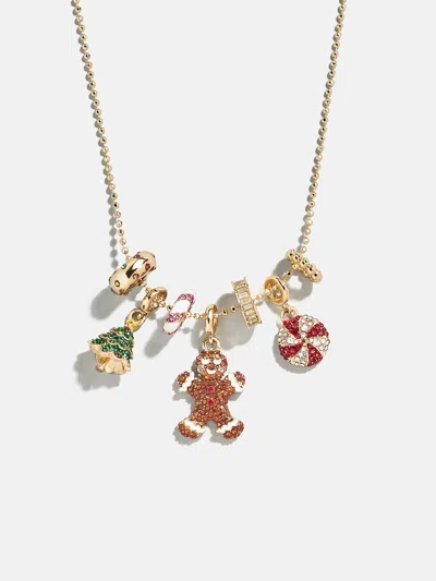 Baublebar Holly Jolly Christmas Charm Necklace In Brown