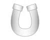 Baublebar Horseshoe Icon In Metallic
