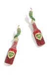 Baublebar Hot Sauce Crystal Statement Earrings In Red Multi
