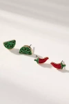 Baublebar Hot Take Veggie Earring Set In Gold