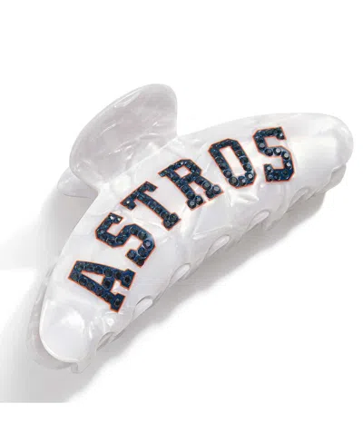 Baublebar Houston Astros Claw Hair Clip In White