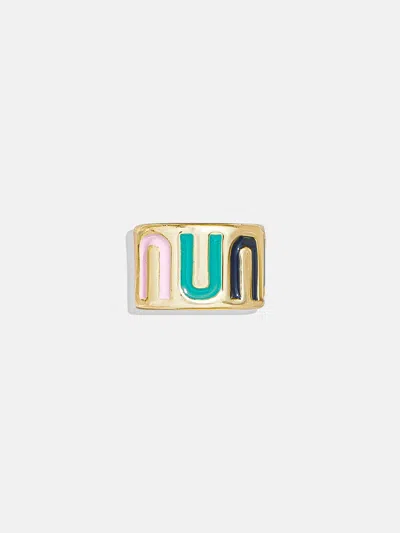 Baublebar Initial 360 Spinner Charm In Gold