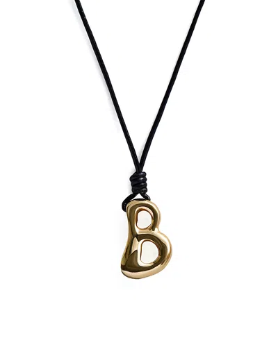 Baublebar Initial Adjustable Cord Pendant Necklace, 32 In Multi