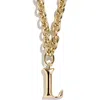 Baublebar Initial Chain Necklace In Gold - L