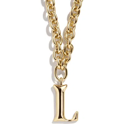 Baublebar Initial Chain Necklace In Gold - L
