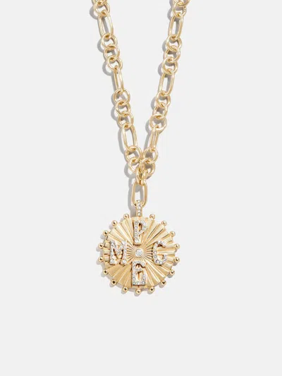 Baublebar Initial Custom Medallion Necklace
