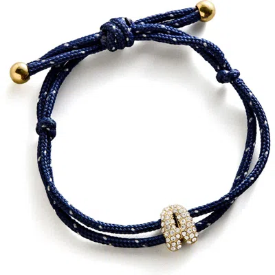 Baublebar Initial Custom Paracord Bracelet In Blue A