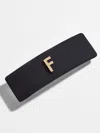 Baublebar Initial Hair Barrette In Black