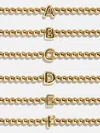 Baublebar Initial Pisa Custom Bracelet In Gold