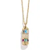 Baublebar Initial Spinner Pendant Necklace In Gold K