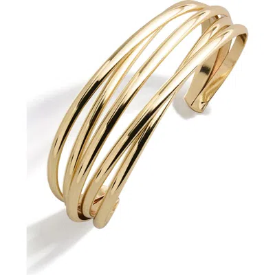 Baublebar Intertwined Cuff Bracelet In Gold