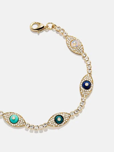 Baublebar Iris Evil Eye Tennis Bracelet In Gold