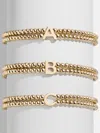 Baublebar Ivy Initial Pisa Bracelet In Gold
