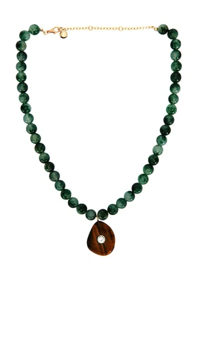 Baublebar Jamie Semi Precious Beaded Necklace In Green