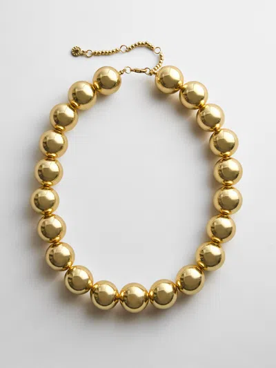 Baublebar Jane Beaded Necklace In Gold
