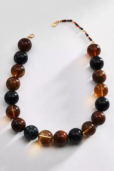 Baublebar Jane Beaded Necklace In Brown