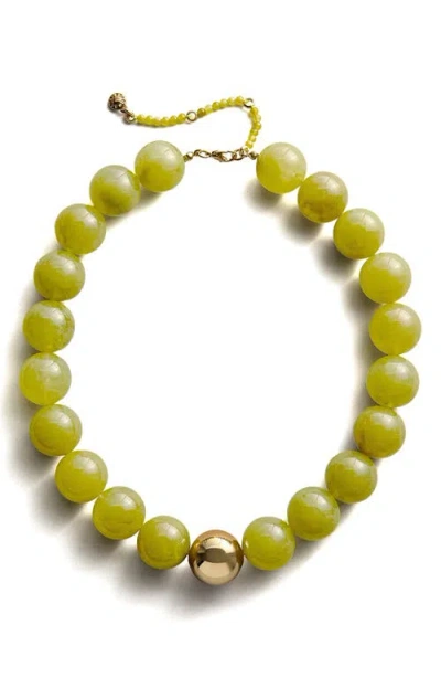 Baublebar Jane Beaded Necklace In Green